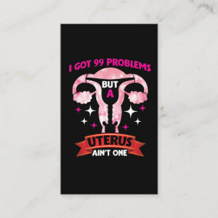 Tarjeta De Visita La Cirugía De Histeria De Fibroides De Uterus Tien