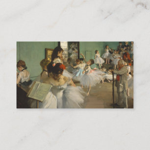 Tarjeta De Visita La clase de danza. Edgar Degas