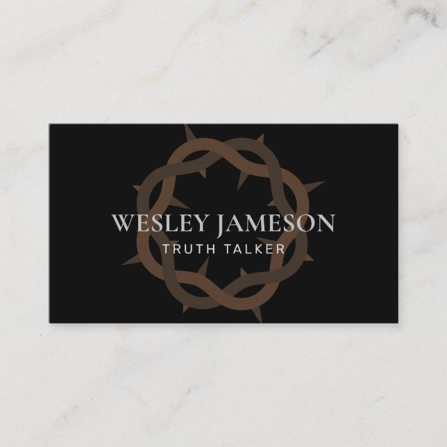 Tarjeta De Visita La corona de los ánimos (Anverso)