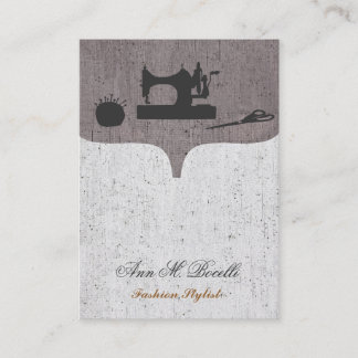 Tarjeta De Visita La costurera enérgica