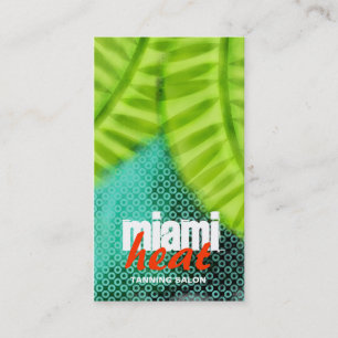 Tarjeta De Visita La CROMATOGRAFÍA GASEOSA el   los Miami Heat agit