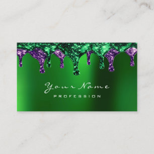 Tarjeta De Visita La depilación de cera clava violeta de ciruela ve