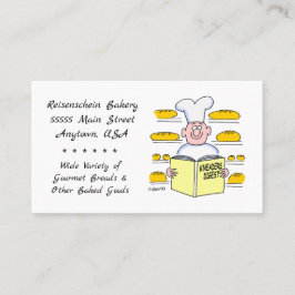 Tarjeta De Visita La divertida panadería Personalizado Baker Bread