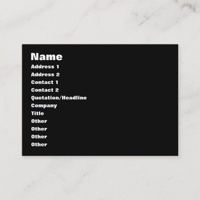 Tarjeta De Visita La ecuación del amor para las mujeres (Anverso)