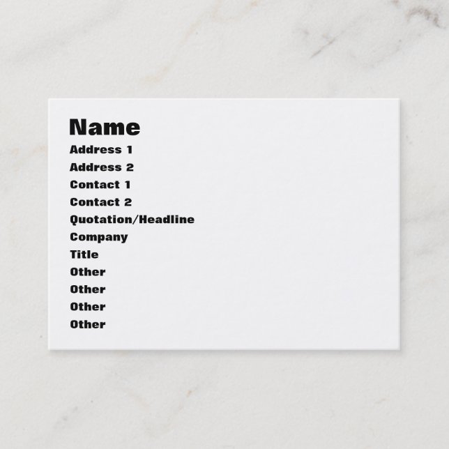 Tarjeta De Visita La ecuación del amor para los hombres (Anverso)