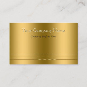 Tarjeta De Visita La elegancia se une a la apariencia de oro repujad
