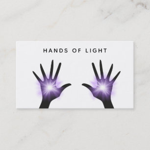 Tarjeta De Visita La energía del *~* da a Reiki la luz curativa