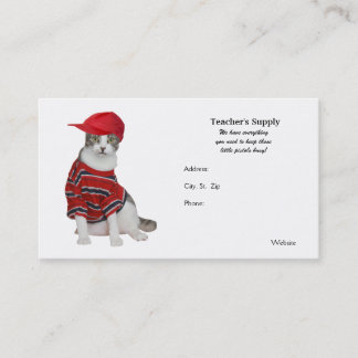 Tarjeta De Visita La fuente del profesor