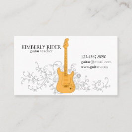 Tarjeta De Visita La guitarra