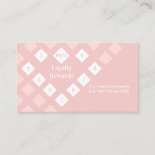 Tarjeta De Visita La lealtad al corazón del diamante moderno recompe