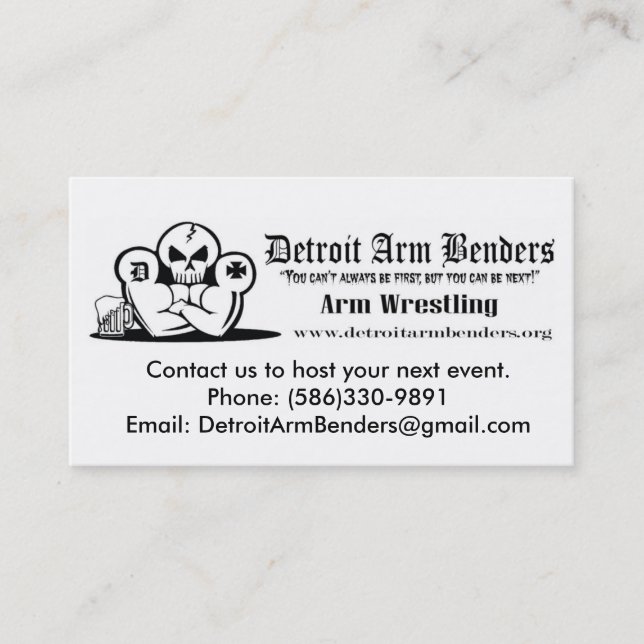 Tarjeta De Visita la lenguado-tarjeta, nos entra en contacto con (Anverso)