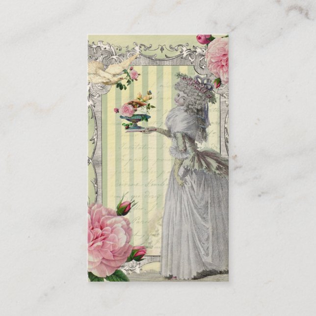 Tarjeta De Visita La Lettre D'amour ivory (Anverso)