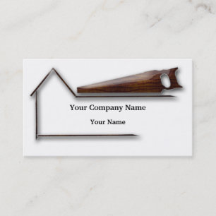 Tarjeta De Visita La madera de la manitas vio negocio
