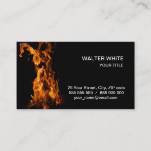 Tarjeta De Visita La magia del fuego