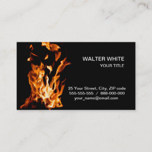 Tarjeta De Visita La magia del fuego
