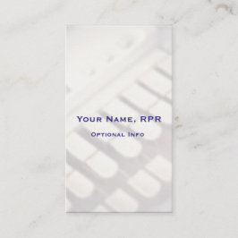 Tarjeta De Visita La máquina vertical de Steno cierra al reportero