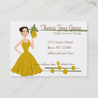 Tarjeta De Visita La maravillosa piña