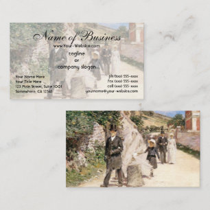 Tarjeta De Visita La Marcha Nupcial de Theodore Robinson