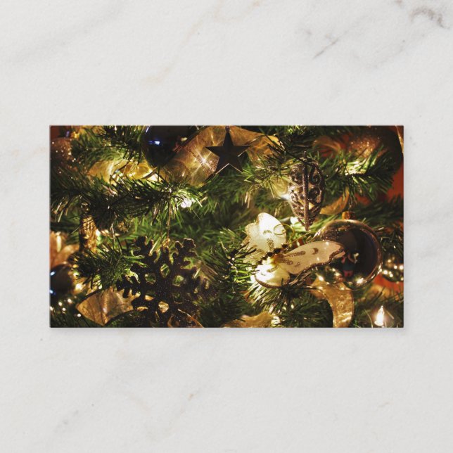 Tarjeta De Visita La mariposa del navidad (Anverso)