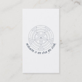 Tarjeta De Visita La meditación no es lo que crees