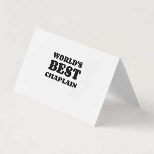 TARJETA DE VISITA LA MEJOR CHAPLAINA DEL MUNDO