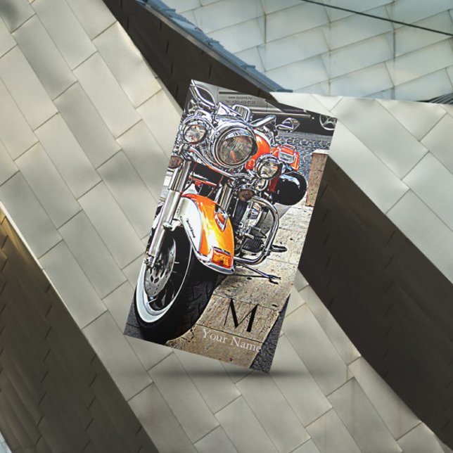 Tarjeta De Visita La motocicleta naranja (Subido por el creador)