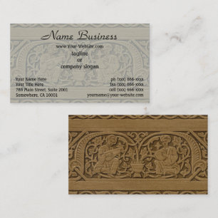 Tarjeta De Visita La música, la decoración árabe vintage