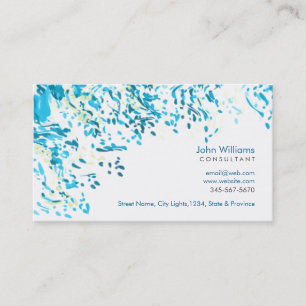 Tarjeta De Visita La naturaleza moderna de la acuarela pinta