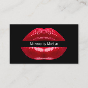 Tarjeta De Visita La nueva moda de un artista de maquillaje