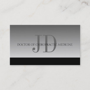 Tarjeta De Visita La oficina de la medicina de la quiropráctica del