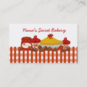 Tarjeta De Visita La panadería secreta de Nana