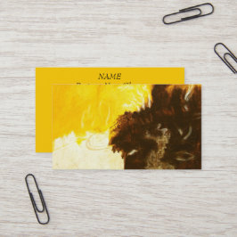 Tarjeta De Visita La pintura del arte abstracto gotea las