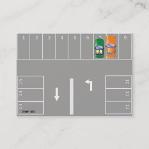 Tarjeta De Visita La porción entera está abierta - solamente usted