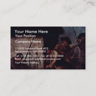 Tarjeta De Visita La preparación de los armas" por Longhi Pedro