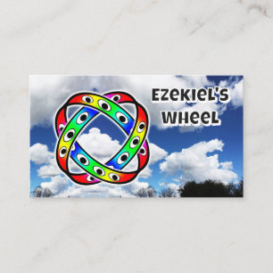 Tarjeta De Visita La rueda de Ezequiel (puedes cambiar las palabras)