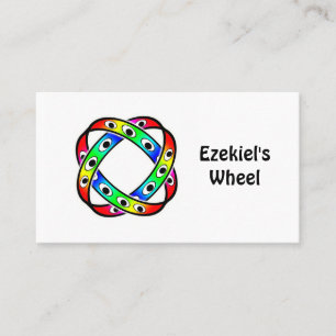 Tarjeta De Visita La rueda de Ezequiel (puedes cambiar las palabras)