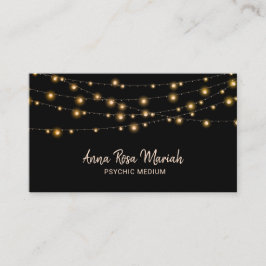 Tarjeta De Visita La secuencia del oro del *~* enciende medio