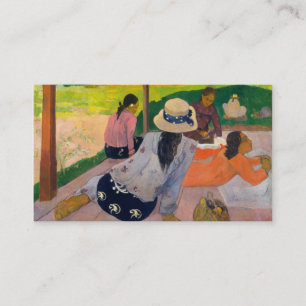 Tarjeta De Visita La siesta - Paul Gauguin