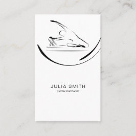 Tarjeta De Visita La sirena de Pilates en el reformador