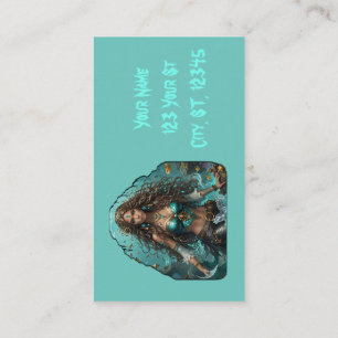Tarjeta De Visita La sirena pirata Lady Thunder_Cove