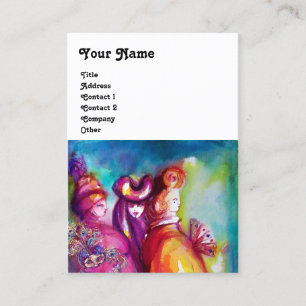 Tarjeta De Visita LA TERCERA MÁSCARA / Diseñador de Vestuario, Artis