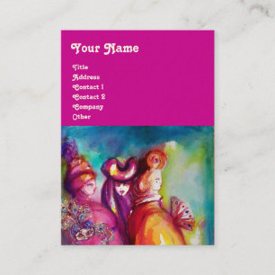 Tarjeta De Visita LA TERCERA MÁSCARA / Diseñador de Vestuario, Artis