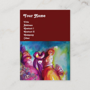 Tarjeta De Visita LA TERCERA MÁSCARA / Diseñador de Vestuario, Artis