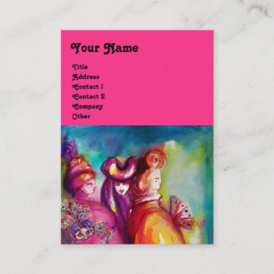 Tarjeta De Visita LA TERCERA MÁSCARA / Diseñador de vestuario ,Artis