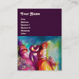 Tarjeta De Visita LA TERCERA MÁSCARA / Diseñador de vestuario ,Artis