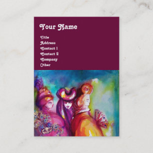 Tarjeta De Visita LA TERCERA MÁSCARA / Diseñador de Vestuario, Artis