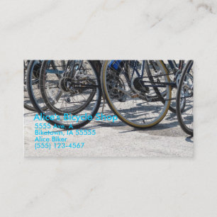 Tarjeta De Visita La tienda de bicicletas de Alice