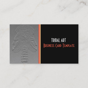Tarjeta De Visita La tribal del arte africano de los gemelos
