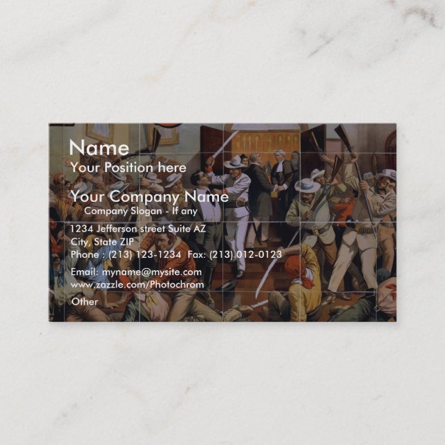 Tarjeta De Visita La última huelga, el teatro retro cubano (Anverso)