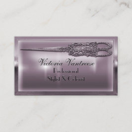 Tarjeta De Visita La vanidad de Sweedlepiper Scissor 3,5" x 2"